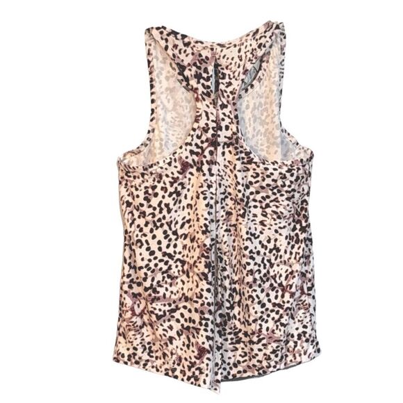 Old Navy Active | Women’s Pink White Animal Print Tank Top Size M - Picture 4 of 13